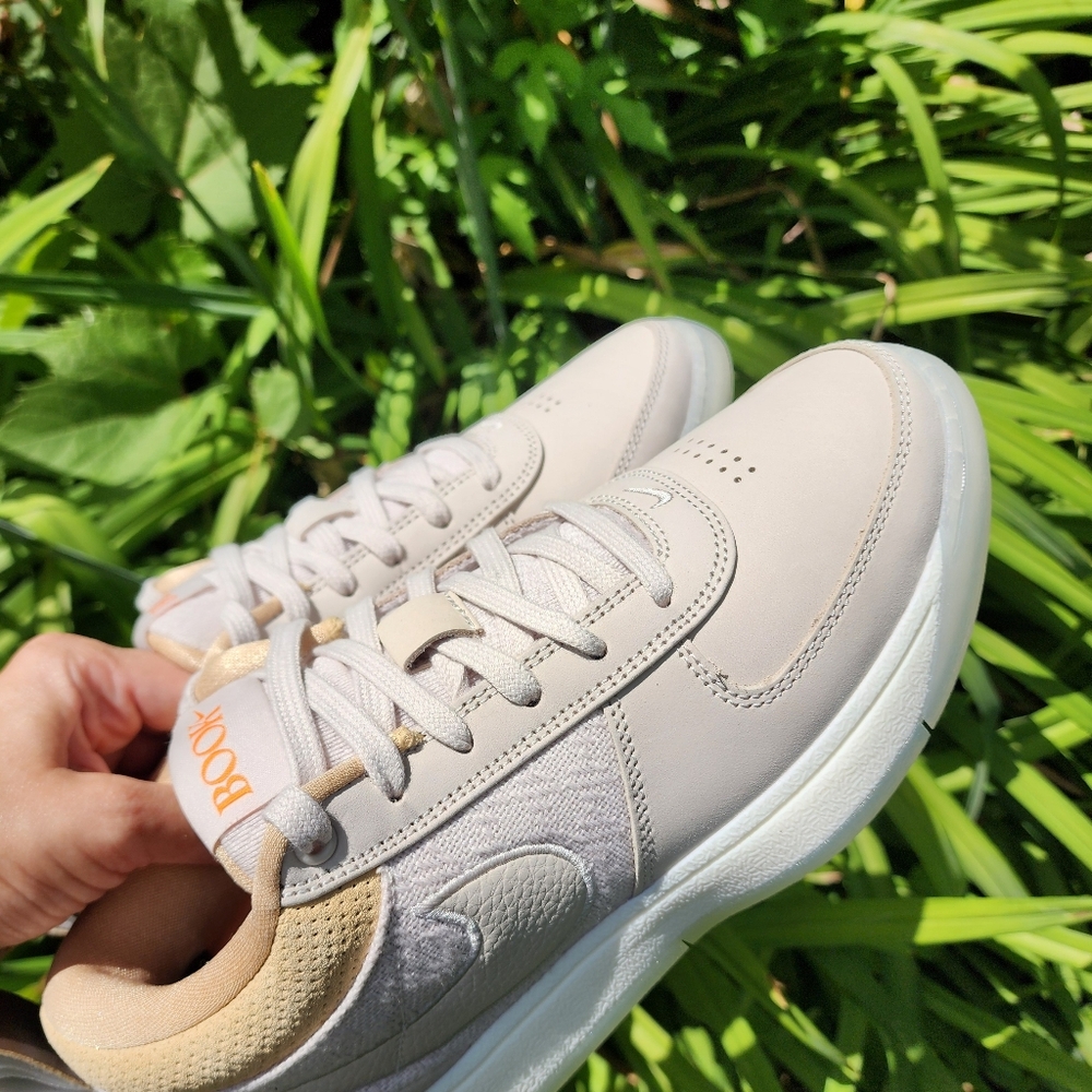 Size 7.5 - NEW Men's NIKE BOOK 1 "Grey/Sail" Light Orewood Brown - Picture 17 of 17